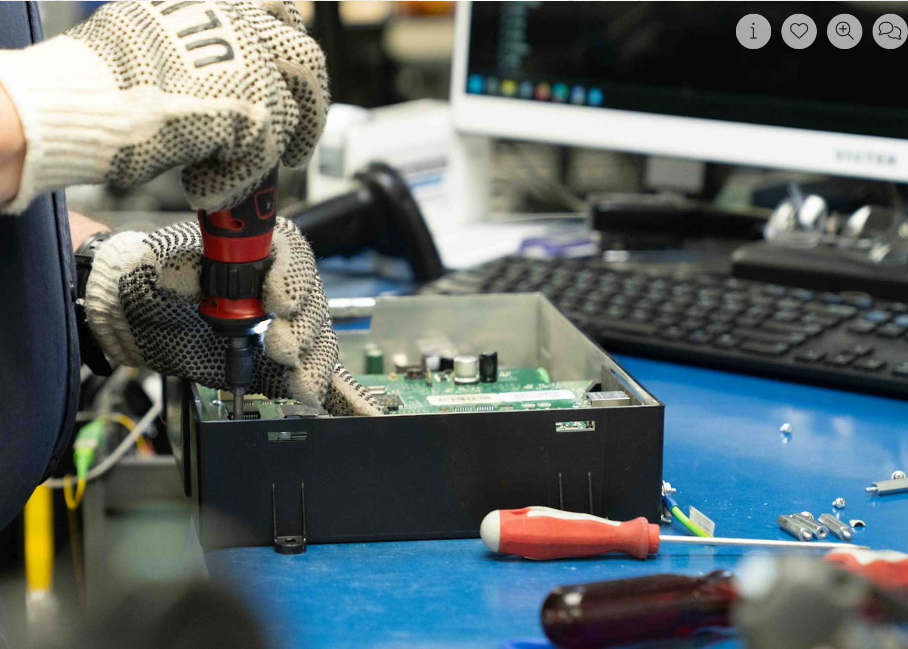 Repair2 employee providing repair and lifecycle support