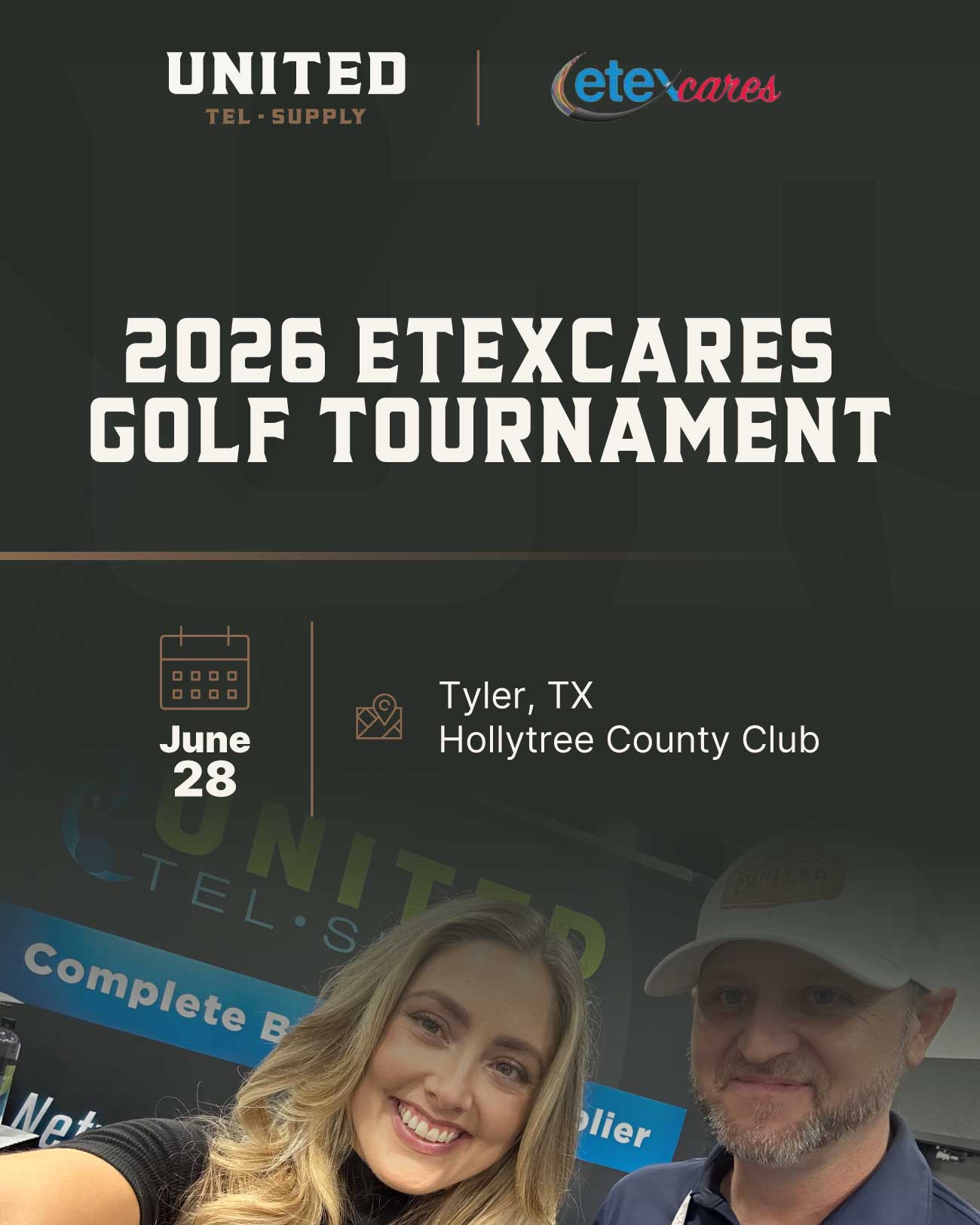 United Tel Supply at 2026 EtexCares Tournament June 28