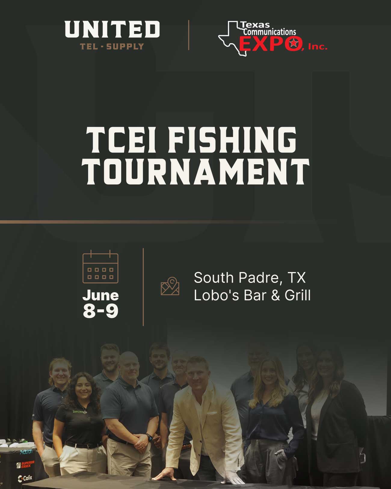 United Tel Supply at TCEI Fishing Tournament June 8-9