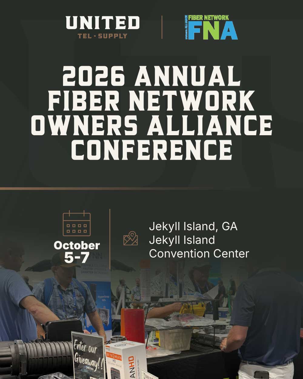 2026 FNA Conference at the Jekyll Island Convention Center in Jekyll Island, Georgia, October 5 to 7