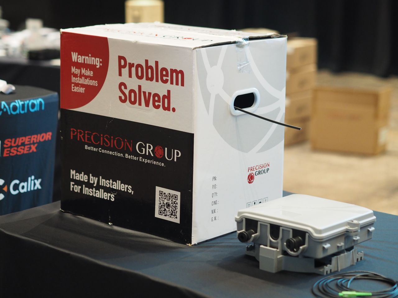 Precision Group Product Packaging Drop Fiber