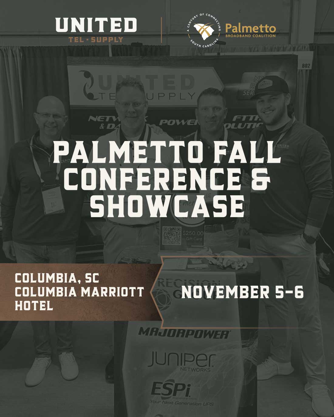 United Tel Supply at the Palmetto Fall Conference on November 5.